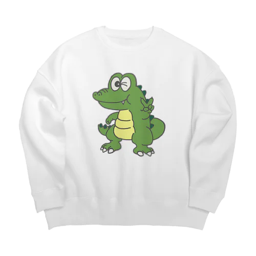 ワニぞうくん Big Crew Neck Sweatshirt