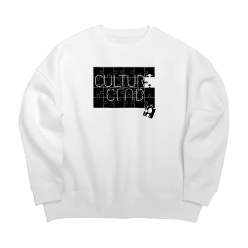 [Culture Club] Puzzle Oversized SweatShirts② Big Crew Neck Sweatshirt