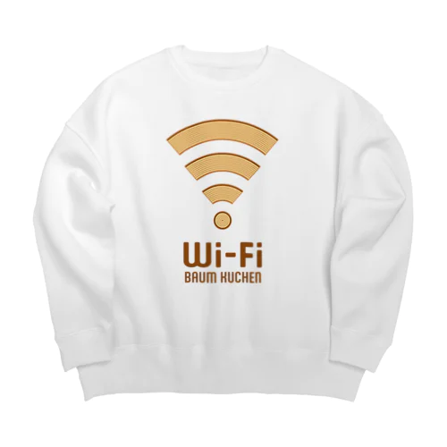 Wi-Fi バウムクーヘン Big Crew Neck Sweatshirt