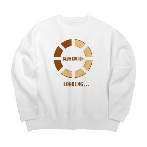 ローディングバウムクーヘン Big Crew Neck Sweatshirt