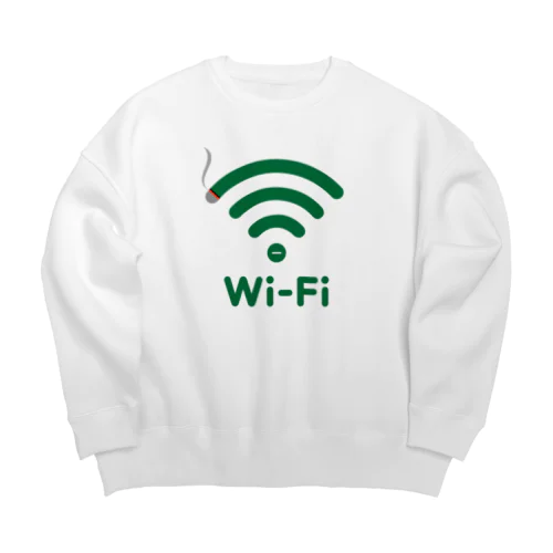 Wi-Fi 蚊取り線香 ビッグシルエットスウェット