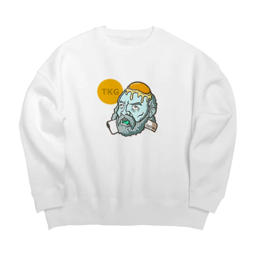 卵かけガリレオ Big Crew Neck Sweatshirt