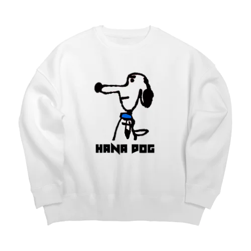“HANA DOG” Big Crew Neck Sweatshirt