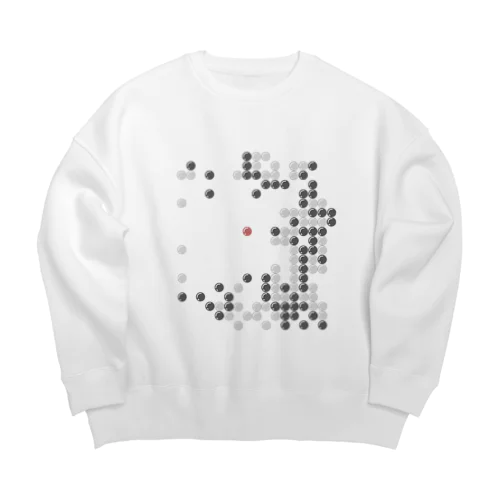 耳赤の一手（イラスト碁石バージョン） Big Crew Neck Sweatshirt