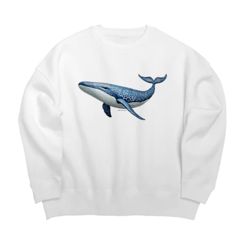 whale of a time　素晴らしい時 Big Crew Neck Sweatshirt