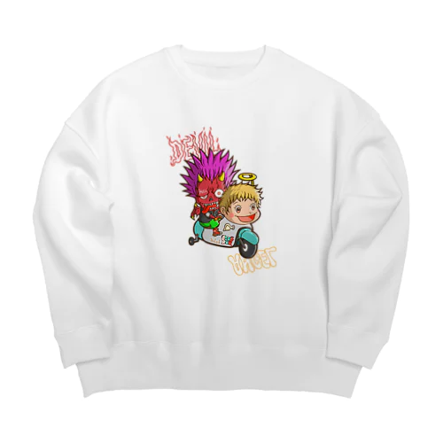 悪魔と天使 Big Crew Neck Sweatshirt