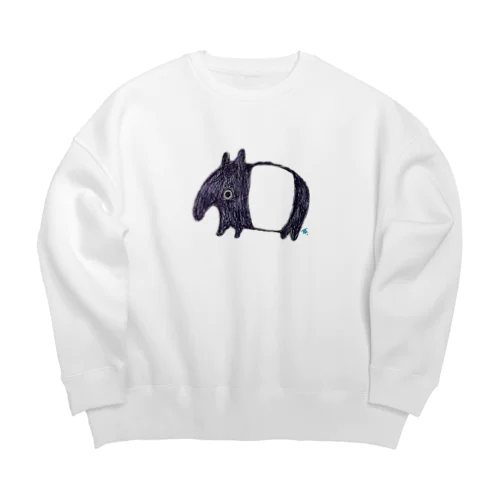 マレーバク（透過ver） Big Crew Neck Sweatshirt