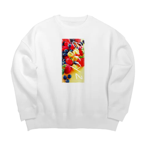 はじけるベリーBerryz Big Crew Neck Sweatshirt