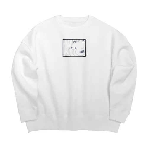 ガールズトーク Big Crew Neck Sweatshirt