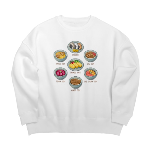 WASHOKU_2 Big Crew Neck Sweatshirt