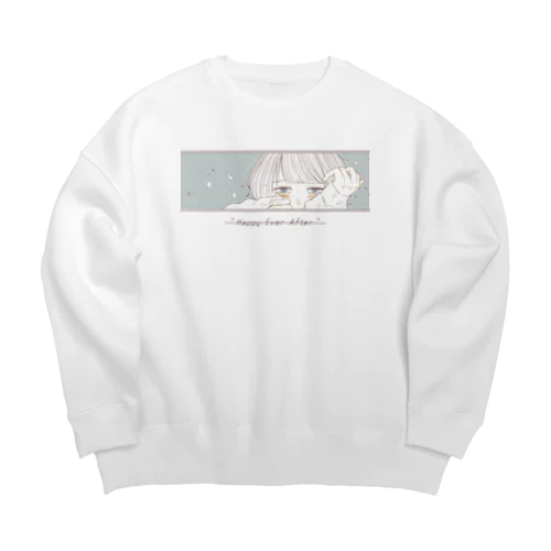 「めでたし　めでたし」 Big Crew Neck Sweatshirt