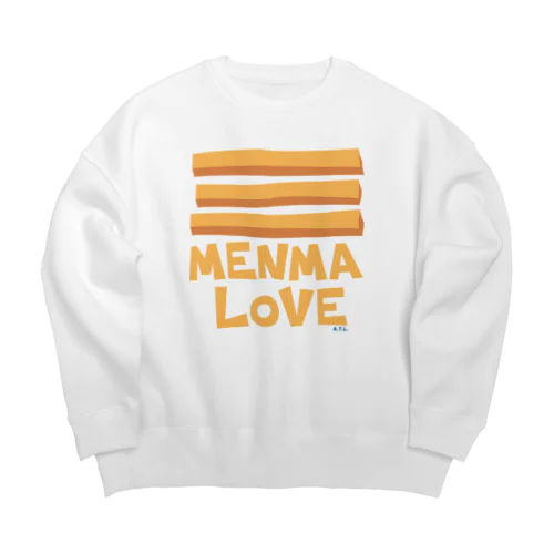 MENMA LOVE Big Crew Neck Sweatshirt