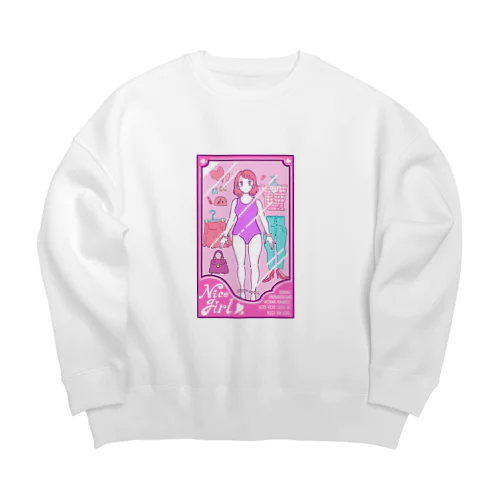 空想上の人形 Big Crew Neck Sweatshirt