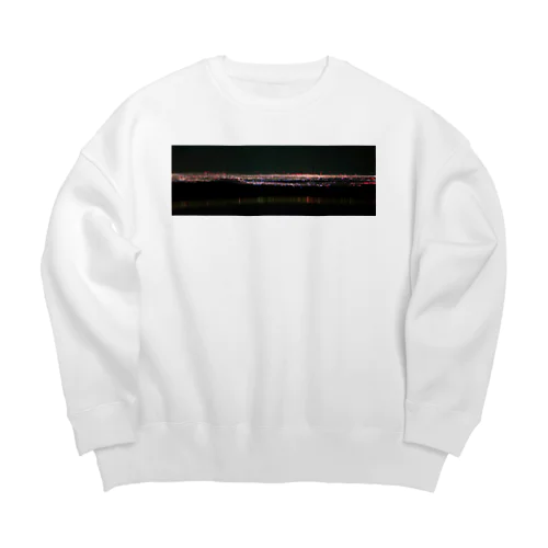 夜景 Big Crew Neck Sweatshirt