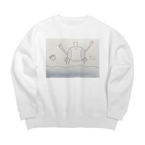 カニ君 Big Crew Neck Sweatshirt