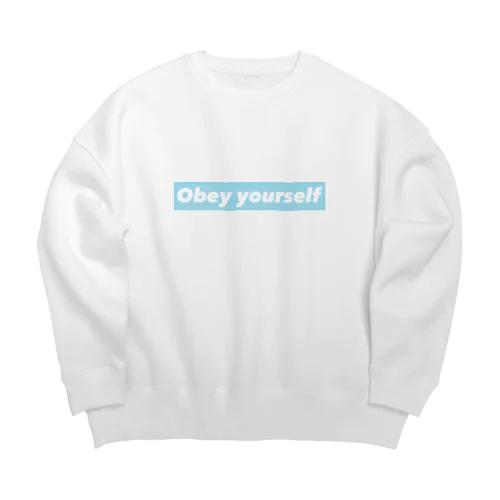 “Obey yourself” ビッグシルエットスウェット