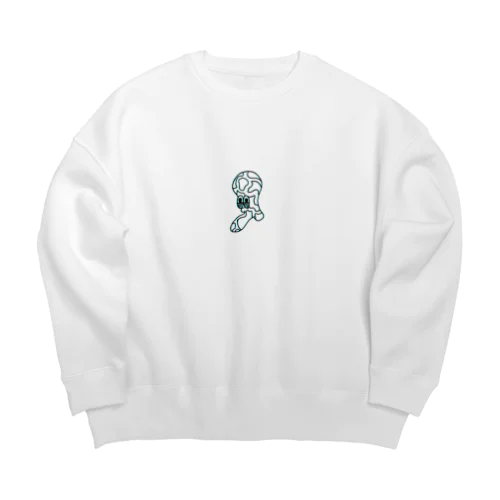 地球くん Big Crew Neck Sweatshirt