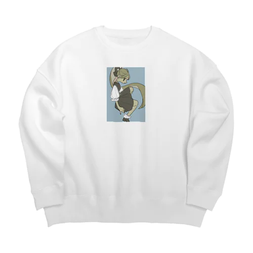 おんなのこちゃん Big Crew Neck Sweatshirt