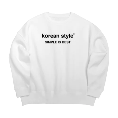 Korean style Sweat ビッグシルエットスウェット