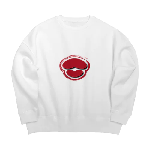 「Eyes👁&Lips👄」 Big Crew Neck Sweatshirt