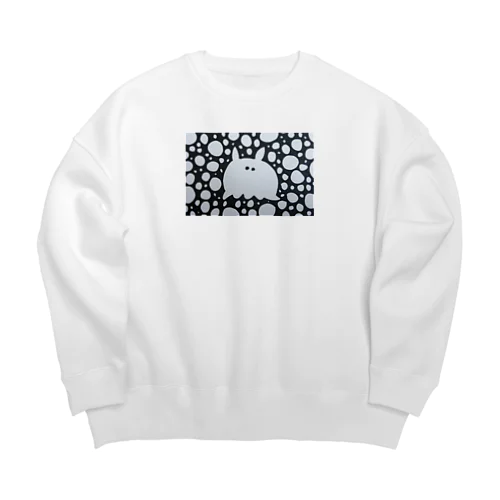 水玉めんだこくん！ Big Crew Neck Sweatshirt