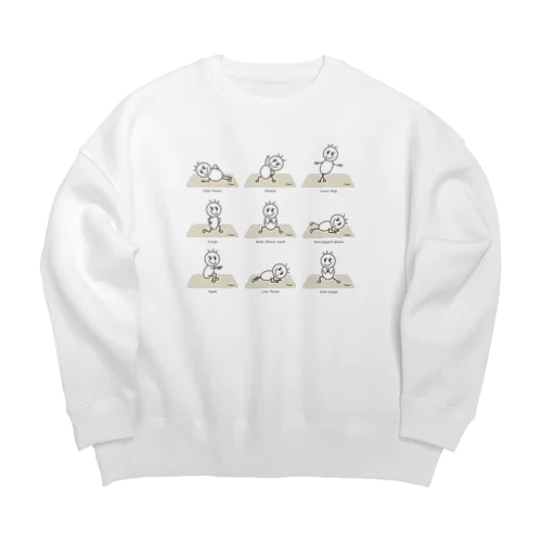 Stretch Big Crew Neck Sweatshirt