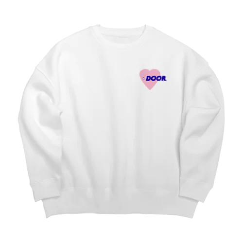 心のdoor♡ Big Crew Neck Sweatshirt