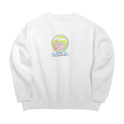 ササクレ Big Crew Neck Sweatshirt