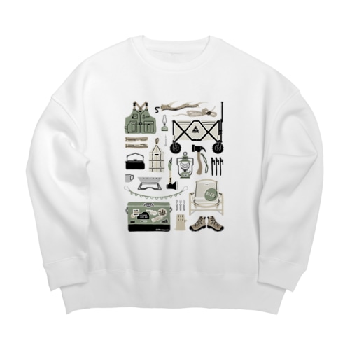 CREATIVE CAMP (バックプリント) Big Crew Neck Sweatshirt