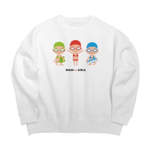 BIKINI GIRLS／ビキニガールズ Big Crew Neck Sweatshirt