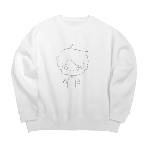 遥斗くん Big Crew Neck Sweatshirt