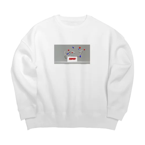 SUPER! Big Crew Neck Sweatshirt