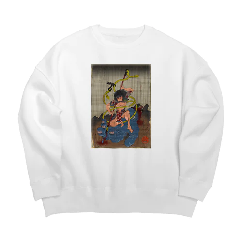 "武者絵" 3-#1 Big Crew Neck Sweatshirt