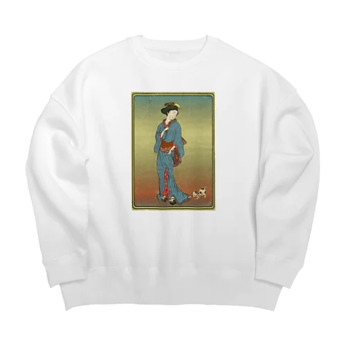 "美人画" 1-#1 Big Crew Neck Sweatshirt