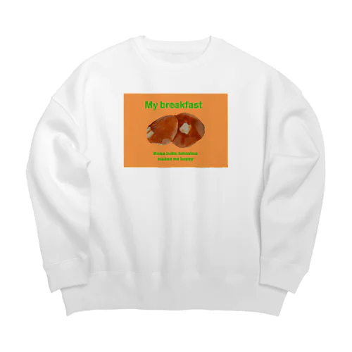 hkhk hotcakes Big Crew Neck Sweatshirt