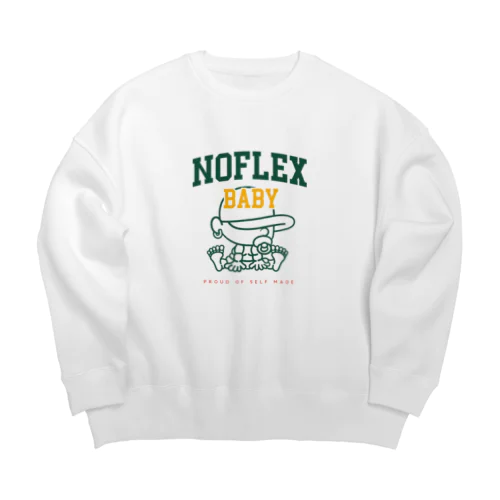 NO FLEX BABY  Big Crew Neck Sweatshirt