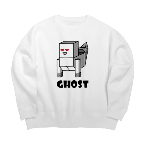 【ハロウィン】ゴースト Big Crew Neck Sweatshirt