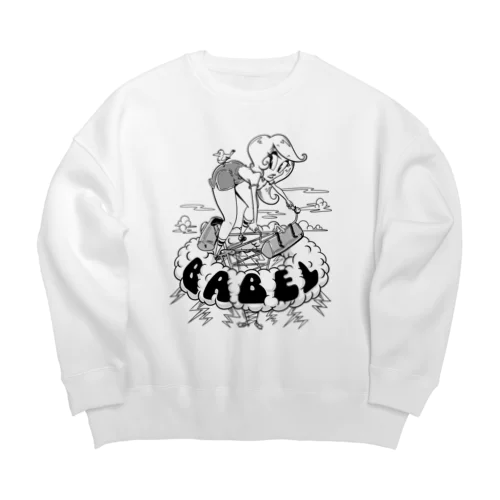 "BABEL" Big Crew Neck Sweatshirt