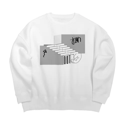 UNDER？ Big Crew Neck Sweatshirt