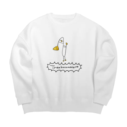 トロンボーンくん(黄ベルのすがた) Big Crew Neck Sweatshirt