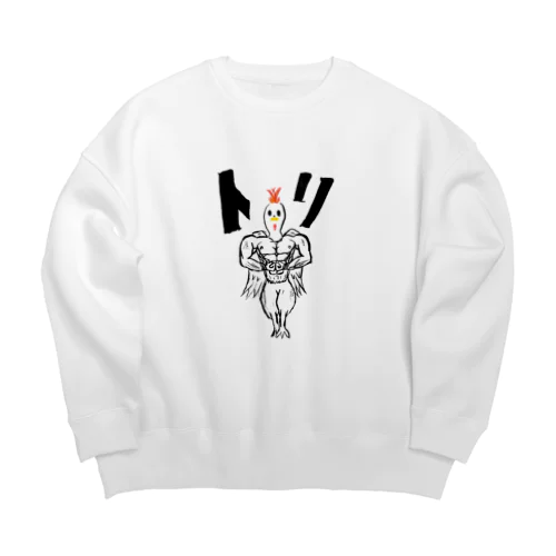 トリニク Big Crew Neck Sweatshirt