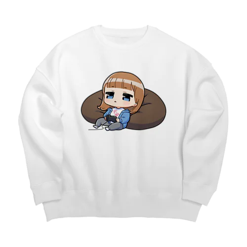 【ゆきんこ】ビッグシルエットスウェット Big Crew Neck Sweatshirt