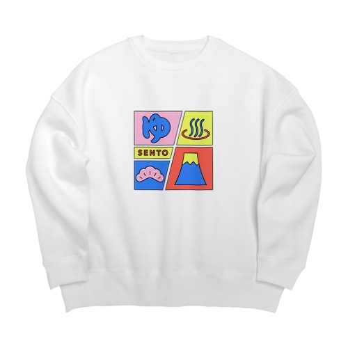 ♨️SENTO Big Crew Neck Sweatshirt