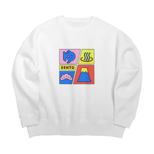 ♨️SENTO Big Crew Neck Sweatshirt