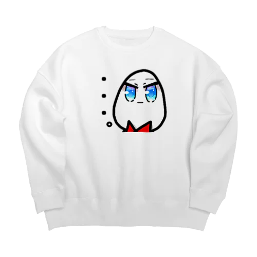 まがおのゆでたまごちゃん Big Crew Neck Sweatshirt