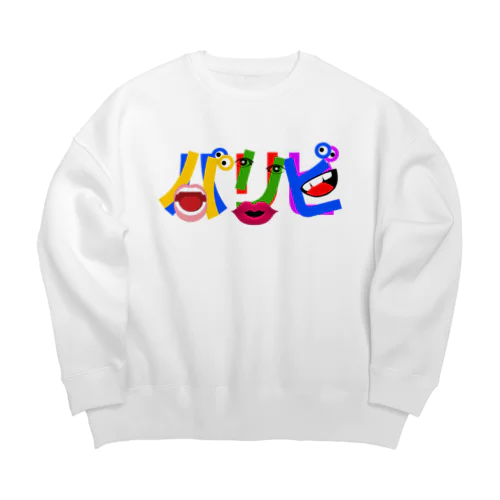 パリピ Big Crew Neck Sweatshirt