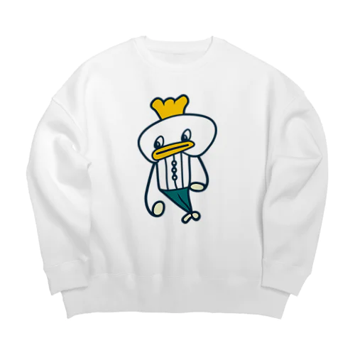 クックさん Big Crew Neck Sweatshirt