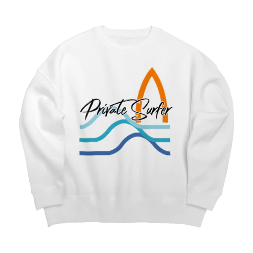 private surfer Big Crew Neck Sweatshirt