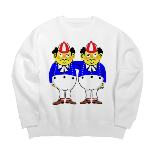 双子のおじさん Big Crew Neck Sweatshirt