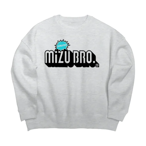 MIZU BRO.水風呂ロゴ Big Crew Neck Sweatshirt